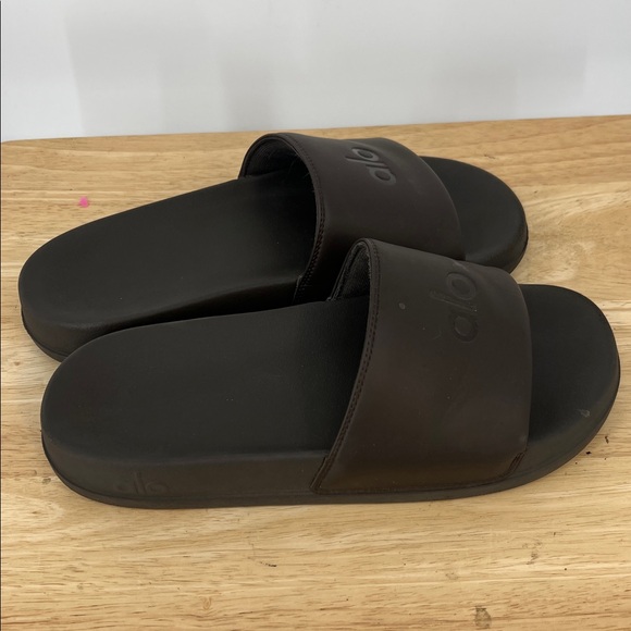 Alo expresso Brown Slide Sandals unisex - Picture 4 of 15